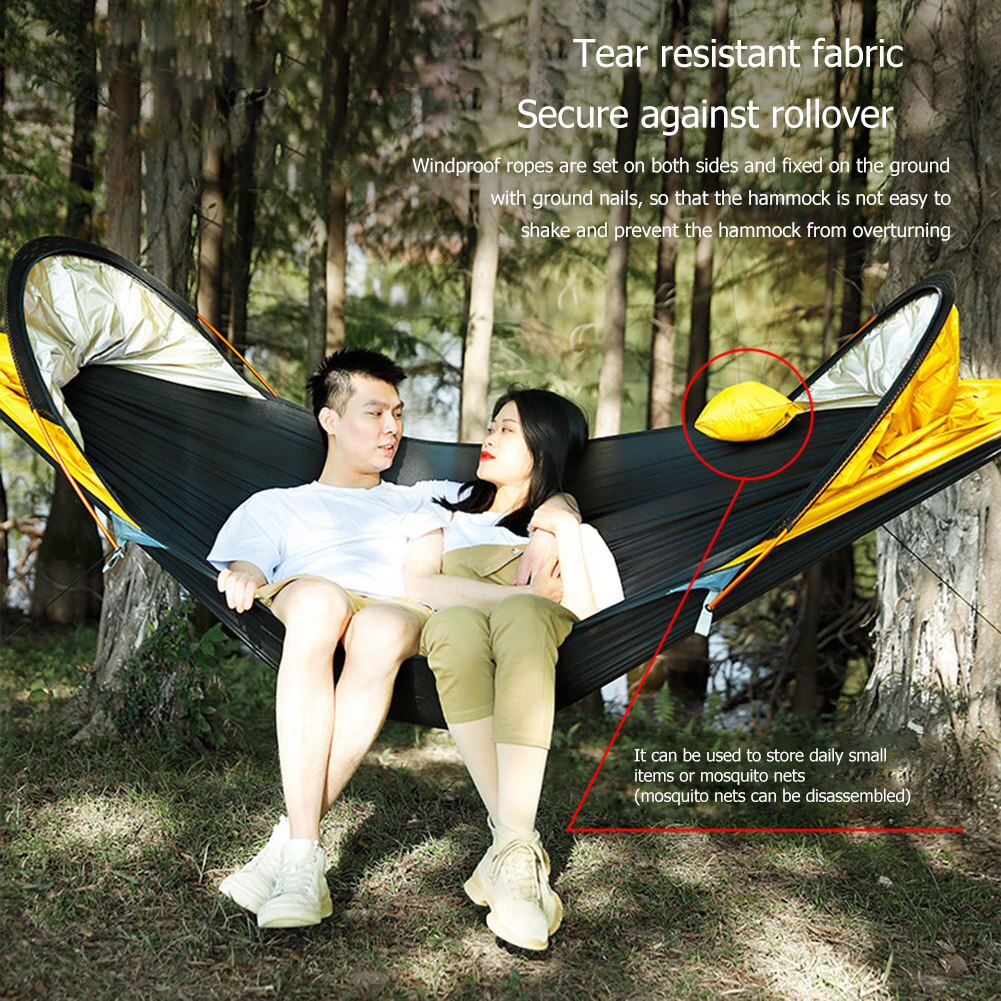 Cheap Goat Tents Ultralight Tree Tents CAMP Hammocks Hanging Bed Aluminum Pole Travel Tree House Outdoor Swing Survival Hiking Camping Equipment   
